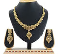 Women's Gold Plated stone work Jewellery Set
